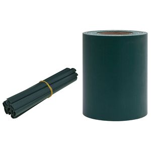 vidaXL Tira de privacidad de PVC, 35 x 0,19 m, verde mate.