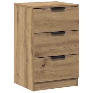 vidaXL Mesita de noche madera de ingenier&iacute;a roble artisan 40x36x65 cm