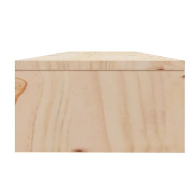 vidaXL Soporte de monitor madera maciza de pino 100x24x13 cm