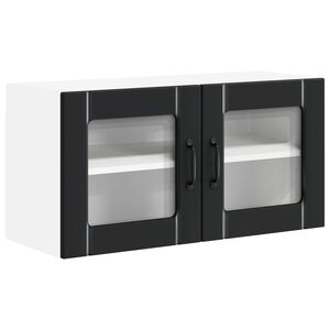 vidaXL Mueble de Cocina Negro 80 x 31 x 40 cm Madera de ingenier&iacute;a