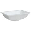 vidaXL Lavabo de ba&ntilde;o rectangular cer&aacute;mica blanco 52x38,5x19,5 cm