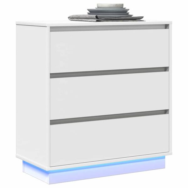 vidaXL Armario de Noche 71 x 34,5 x 75 cm Madera de ingenier&iacute;a