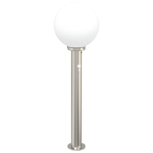 vidaXL Baliza luminosa con sensor de 80 cm, acero inoxidable, IP44