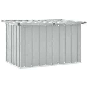vidaXL Caja de almacenaje para jard&iacute;n gris 109x67x65 cm