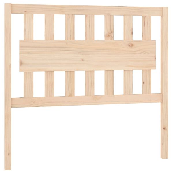 vidaXL Cabecero de cama madera maciza de pino 105,5x4x100 cm