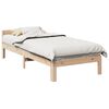 vidaXL Estructura de cama sin colch&oacute;n madera maciza de pino 80x200 cm