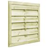 vidaXL Puerta de valla madera de pino impregnada verde 100x100 cm