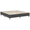 vidaXL Estructura de cama Box Spring sin colch&oacute;n tela gris 200x200 cm