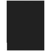vidaXL Mesitas de noche 2 uds madera contrachapada negro 40x30x40 cm