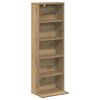 vidaXL Cabinet para CDs Roble artisan 33 x 23,5 x 97,5 cm