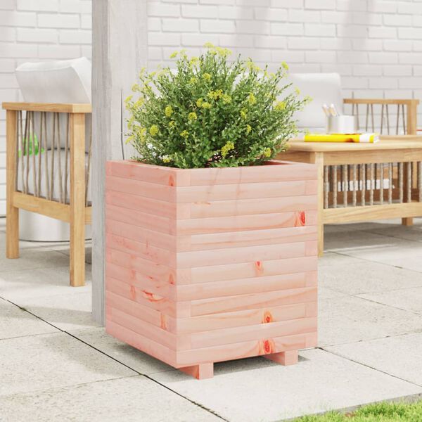 vidaXL Jardinera madera maciza de abeto Douglas 40x40x49,5 cm
