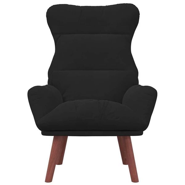 vidaXL sill&oacute;n Negro 69 x 74 x 93 cm Terciopelo