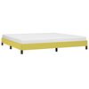vidaXL Estructura de cama sin colch&oacute;n tela verde 200x200 cm