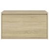 vidaXL Banco pasillo madera de ingenier&iacute;a roble Sonoma 80x40x45 cm