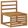 vidaXL Juegos de sof&aacute;s 4 pcs Natural Madera de Acacia S&oacute;lida
