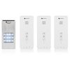 Smartwares Sistema interfono 3 apartamentos blanco 20,5x8,6x2,1 cm
