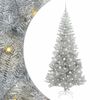 vidaXL &Aacute;rbol de Navidad Plateado 210 cm PET
