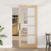 vidaXL Puerta Corredera ORKDAL Natural 86 x 198,5 cm
