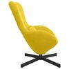 vidaXL Sillón huevo Amarillo 63 x 73 x 90 cm Terciopelo