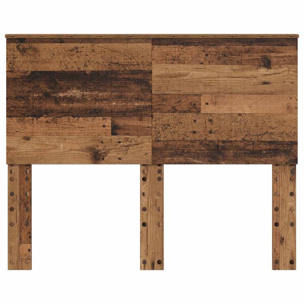 vidaXL Cabecero con cabecera Madera Vieja 135 cm Madera contrachapada