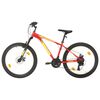 vidaXL Bicicleta monta&ntilde;a 21 velocidades 27,5 pulgadas rueda 38 cm rojo