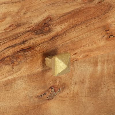 vidaXL Mueble para TV madera maciza de acacia 108x30x49 cm