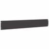 vidaXL Bordes para césped 10 uds acero laminado frío negro 15x103 cm