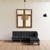 vidaXL Juego de muebles de jard&iacute;n 4 pzas y cojines madera pino maciza