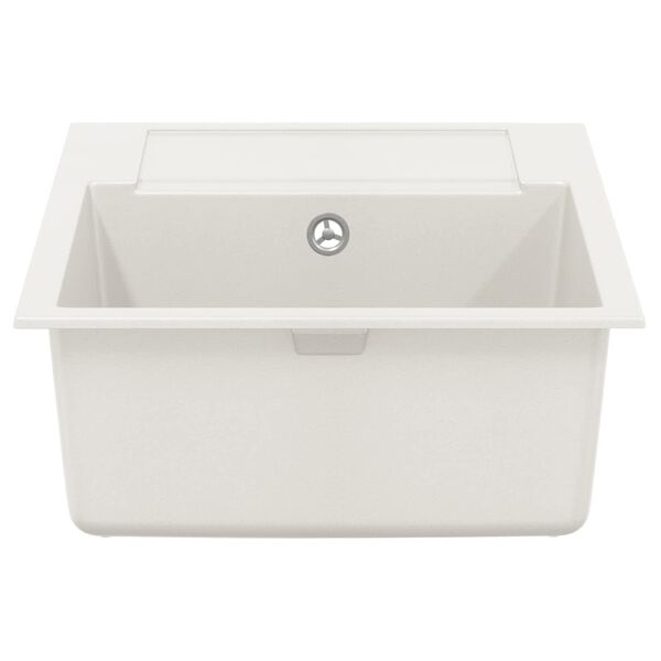 vidaXL Lavabo 780 x 500 mm 80% Cuarzo y 20% Resina