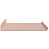 vidaXL Estante flotante 2 pcs Rosa 60 x 18 x 2,5 cm Acero