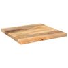 vidaXL Tablero de mesa cuadrado madera maciza de mango 60x60x3,8 cm