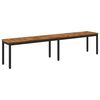 vidaXL Banco de jard&iacute;n 201 x 35 x 45 cm Madera de Acacia S&oacute;lida