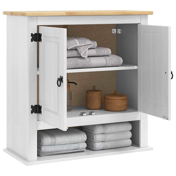 vidaXL Mueble colgante Corona 70 x 33 x 71,5 cm Madera de pino macizo