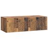 vidaXL Mueble para TV de pared Madera envejecida 99 x 41 x 30 cm