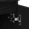 vidaXL Gabinete de TV Roble Negro 102 x 35 x 50 cm