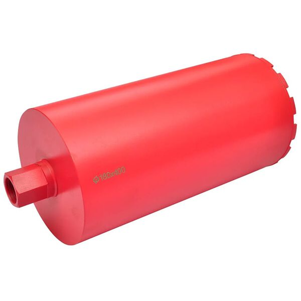 Broca de diamante para perforación en seco / húmedo 180 x 400 mm