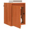 vidaXL Armario de Pared con puerta 2 pcs Marr&oacute;n cera 30 x 30 x 40 cm