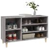 vidaXL Mueble zapatero madera contrachapada gris Sonoma 102x36x60 cm