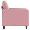 vidaXL Sillón de terciopelo rosa 60 cm