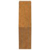 vidaXL Jardineras de pared 2 uds acero corten oxidado 46x10x40 cm