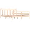 vidaXL Estructura de cama de madera maciza 200x200 cm