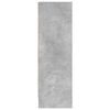 vidaXL Estanter&iacute;a de madera contrachapada gris hormig&oacute;n 80x24x75 cm