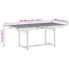 vidaXL Juego comedor de jard&iacute;n 7 pzas madera maciza acacia y textileno