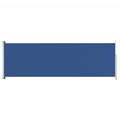 vidaXL Toldo lateral retráctil de jardín azul 200x600 cm