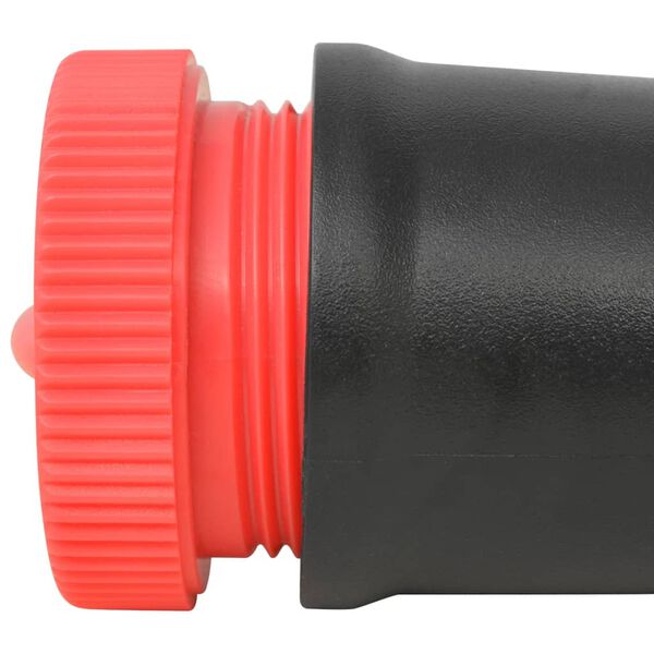 vidaXL Detector de metales de puntero negro y rojo