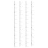 vidaXL Botellero de pared para 12 botellas 2 unidades hierro blanco