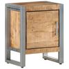 vidaXL Mesita de noche de madera de mango rugosa 40x30x50 cm