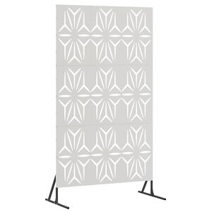 vidaXL Pantalla de Privacidad 100 x 50 x 180 cm Acero inoxidable