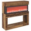 vidaXL Chimenea el&eacute;ctrica Madera envejecida 102 x 30 x 94 cm
