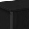 vidaXL Gabinete de TV Roble Negro 100 x 35 x 45 cm